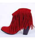 Women's Winter Leatherette Casual Low Heel Snow Boots 