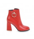 women pumps square heels fashion lace up women boots 