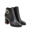 women pumps square heels fashion lace up women boots 
