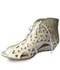 Fashion Bohemian Summer Shoes Cut-outs Lace Up Sandals