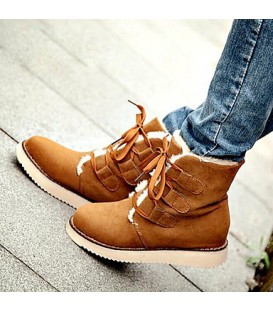 Women's Shoes Libo New Fashion Hot Sale Flat Heel Snow Boots