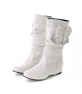 Women's Boots Fashion Boots Fall Winter Leatherette Casual