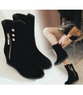 Women's Boots Comfort Novelty Bootie Fall Winter Leatherette Casual 