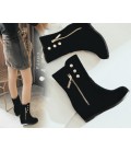 Women's Boots Comfort Novelty Bootie Fall Winter Leatherette Casual 