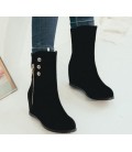 Women's Boots Comfort Novelty Bootie Fall Winter Leatherette Casual 