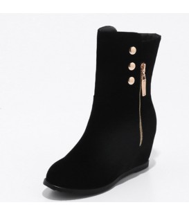 Women's Boots Comfort Novelty Bootie Fall Winter Leatherette Casual 
