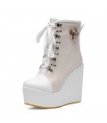2017 slope with the boots and high-heeled boots
