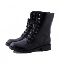 Women's Boots Fall Winter Couple Shoes Leatherette Outdoor 