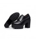 Women's Heels Formal Shoes Spring Fall Real Leather