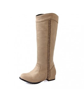 Women's Boots Comfort Fashion Boots Fleece Spring Fall 
