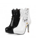 Women's Shoes Synthetic Microfiber PU Fall Winter Comfort Novelty Bootie Boots