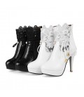 Women's Shoes Synthetic Microfiber PU Fall Winter Comfort Novelty Bootie Boots