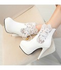 Women's Shoes Synthetic Microfiber PU Fall Winter Comfort Novelty Bootie Boots