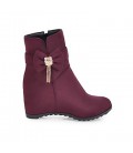 Women's Boots Bootie Fall Winter Nubuck leather Leatherette