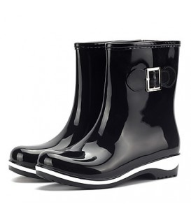 Women's Boots Rain Boots Spring Fall PVC Casual Outdoor 