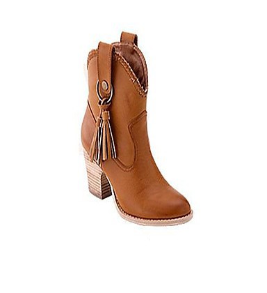 Women's Shoes PU Fall Winter Comfort Boots