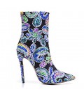 Women's Boots Embroidered Shoes Fabric Fall Winter