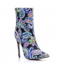 Women's Boots Embroidered Shoes Fabric Fall Winter