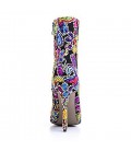 Women's Boots Embroidered Shoes Fabric Fall Winter