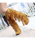 Women's Boots Embroidered Shoes Fabric Fall Winter
