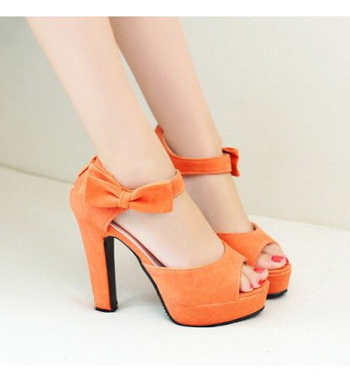 Summer women shoes Peep toe Ankle strap high heel Sandals