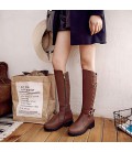 Women's Boots Comfort Fall Winter Leatherette Casual