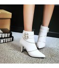 Women's Shoes Boots Comfort Leatherette Fall Winter Casual