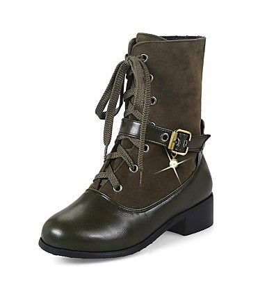 Women's Shoes Nubuck leather Leatherette Fall Winter Fashion Boots 