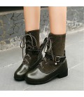 Women's Shoes Nubuck leather Leatherette Fall Winter Fashion Boots 