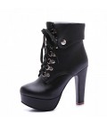 Women's Shoes Leatherette Fall Winter Comfort Novelty Combat Boots 