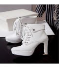 Women's Shoes Leatherette Fall Winter Comfort Novelty Combat Boots 
