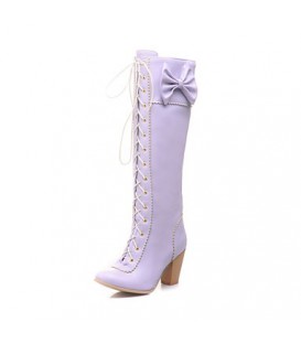 Women's Shoes Chunky Heel Round Toe/Closed Toe Boots