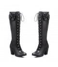 Women's Shoes Chunky Heel Round Toe/Closed Toe Boots