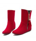 Women's Boots Spring Fall Winter Comfort Fleece
