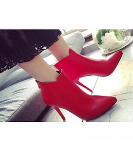 Women's Heels Comfort Basic Pump Spring Winter Real Leather