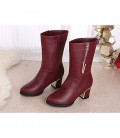Women's Boots Combat Boots Fall Real Leather Walking Shoes