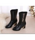 Women's Boots Combat Boots Fall Real Leather Walking Shoes