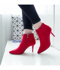 Women's Heels Comfort Combat Boots Cashmere
