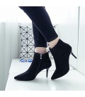 Women's Heels Comfort Combat Boots Cashmere