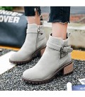 Women's Boots Bootie Fall Winter Leatherette Casual Dress