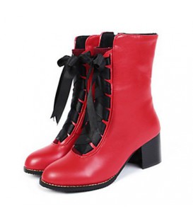 Women's Shoes PU Spring Summer Comfort Novelty Fashion Boots 