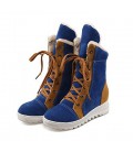 Women's Shoes Flocking Fall Winter Mary Jane Snow Boots