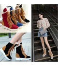 Women's Shoes Flocking Fall Winter Mary Jane Snow Boots