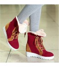 Women's Shoes Flocking Fall Winter Mary Jane Snow Boots