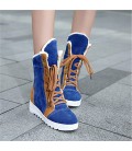 Women's Shoes Flocking Fall Winter Mary Jane Snow Boots