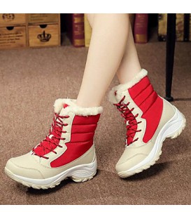 Women's Boots Winter Platform / Snow Boots Fabric Outdoor