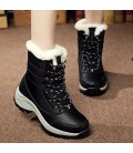 Women's Boots Winter Platform / Snow Boots Fabric Outdoor