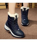 Women's Boots Winter Platform / Snow Boots Fabric Outdoor
