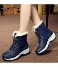 Women's Boots Winter Platform / Snow Boots Fabric Outdoor