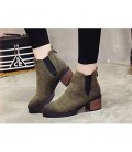 Boots Winter Platform PU / Microfibre Office & Career / Casual Chunky 
